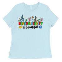 Baby Blue neurodiversity is beautiful Ladies Tee - JahusDesignShop