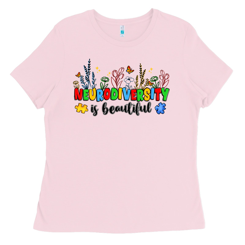 Neurodiversity Is Beautiful Ladies Tee by JahusDesignShop | Teevron