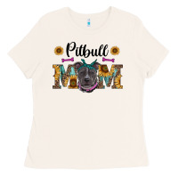 Bone western pitbull mom Ladies Tee - RanaPortraitStore