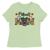 Matcha western pitbull mom Ladies Tee - RanaPortraitStore