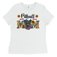 White western pitbull mom Ladies Tee - RanaPortraitStore