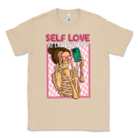 Mushroom self love is the best love Classic Tee - MaliasSmallBusiness