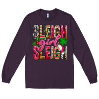 Plum Sleigh girl sleigh Long Sleeve Tee - NancyCooperArtShop