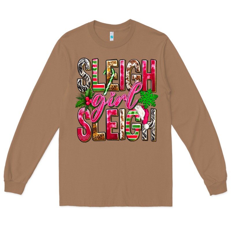 Sleigh Girl Sleigh Long Sleeve Tee by NancyCooperArtShop | Teevron