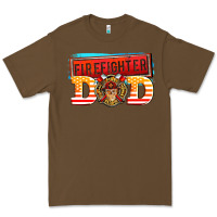 Cacao firefighter dad Premium Tee - AdoDesignShop