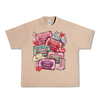 Burro valentines day cassette tapes Urban Heavy Tee - MaliasSmallBusiness