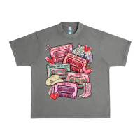 Tornado valentines day cassette tapes Urban Heavy Tee - MaliasSmallBusiness