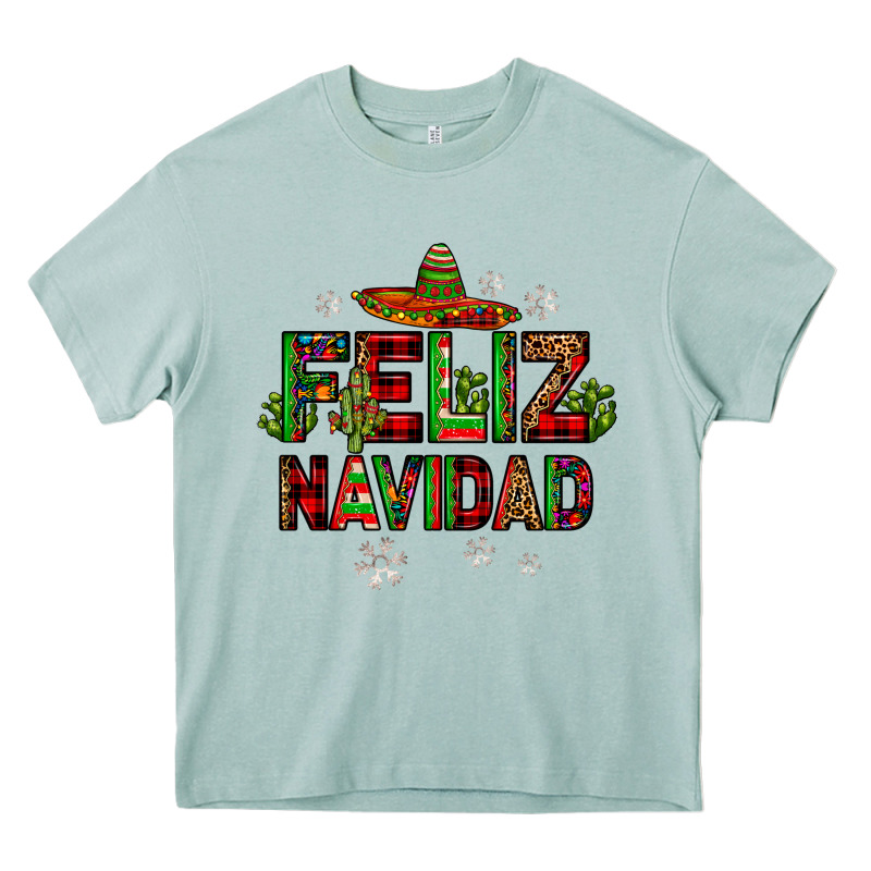 Feliz Navidad Heavy Core Tee by JahusDesignShop | Teevron