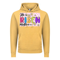 Vintage Mustard checkered risen Vintage Hoodie - MaliasSmallBusiness