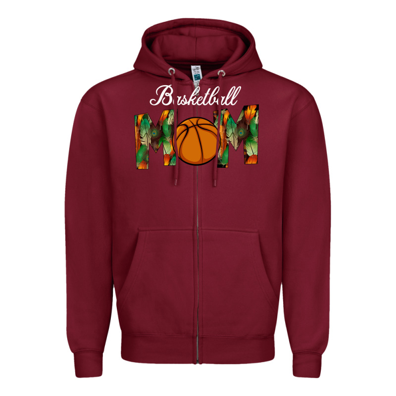 Basketball Mom Zipper Hoodie by Bettercallsaul | Teevron