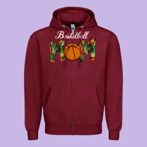 Basketball Mom Zipper Hoodie Designed By Bettercallsaul