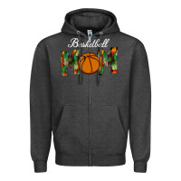 Charcoal Heather Basketball Mom Zipper Hoodie - Bettercallsaul