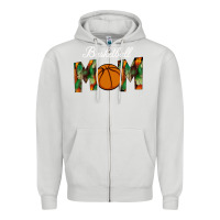 Dove Grey Basketball Mom Zipper Hoodie - Bettercallsaul