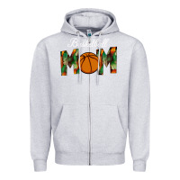 Heather Grey Basketball Mom Zipper Hoodie - Bettercallsaul