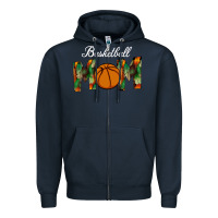 Navy Basketball Mom Zipper Hoodie - Bettercallsaul