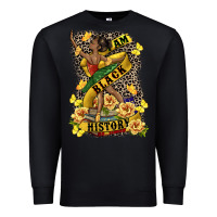 Black i am black history Premium Sweatshirt - CowGirlArtShop