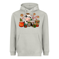 Moon Dust cow coffee cups christmas Heavyweight Hoodie - CowGirlArtShop