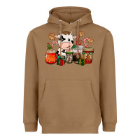 Toasted Coconut cow coffee cups christmas Heavyweight Hoodie - CowGirlArtShop