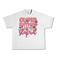 Lunar Rock cupid rhymes with stupid Urban Heavy Tee - MaliasSmallBusiness