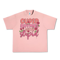 Salmon cupid rhymes with stupid Urban Heavy Tee - MaliasSmallBusiness