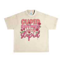 Sandshell cupid rhymes with stupid Urban Heavy Tee - MaliasSmallBusiness
