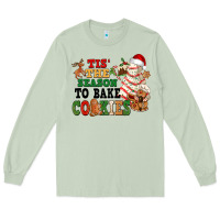 Matcha Tis' the season to bake cookies Long Sleeve Tee - NancyCooperArtShop
