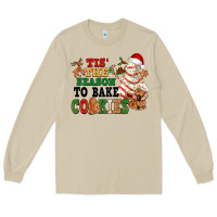 Mushroom Tis' the season to bake cookies Long Sleeve Tee - NancyCooperArtShop