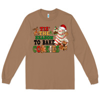 Toasted Coconut Tis' the season to bake cookies Long Sleeve Tee - NancyCooperArtShop