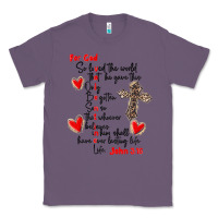 Lavender for god so loved the world Classic Tee - MaliasSmallBusiness