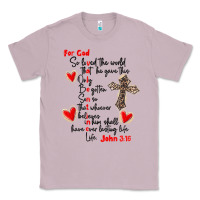 Lilac for god so loved the world Classic Tee - MaliasSmallBusiness