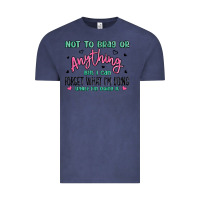 Vintage Denim not to brag or anything but i can forget what im d Vintage Tee - MaliasSmallBusiness