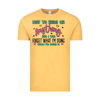 Vintage Mustard not to brag or anything but i can forget what im d Vintage Tee - MaliasSmallBusiness