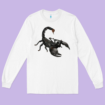 Scorpion Long Sleeve Tee Designed By Jahusdesignshop