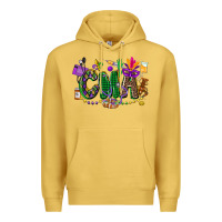 Antique Gold cma mardi gras cowgirl Premium Hoodie - CowGirlArtShop