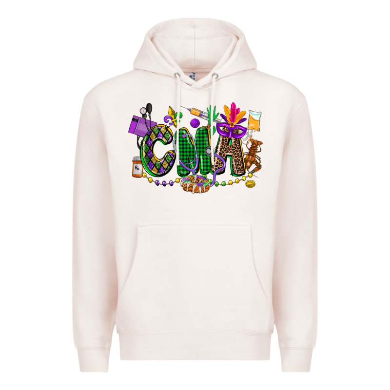 Cma Mardi Gras Cowgirl Premium Hoodie by CowGirlArtShop | Teevron