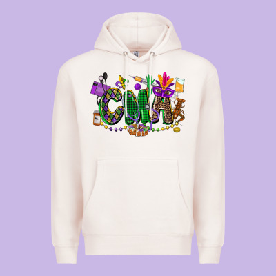 Cma Mardi Gras Cowgirl Premium Hoodie Designed By Cowgirlartshop