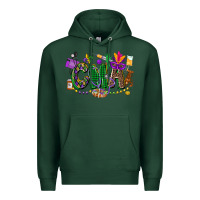 Sports Green cma mardi gras cowgirl Premium Hoodie - CowGirlArtShop