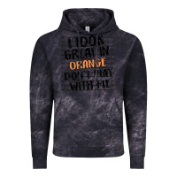 Cloud Black i look great in orange don't play with me Vintage Hoodie - MaliasSmallBusiness