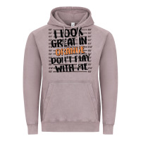 Vintage Zinc i look great in orange don't play with me Vintage Hoodie - MaliasSmallBusiness