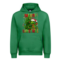 Emerald merry christmas dragon Urban Hoodie - FaDigitalArtStudio