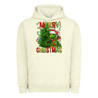 Pigment Pistachio merry christmas dragon Urban Hoodie - FaDigitalArtStudio