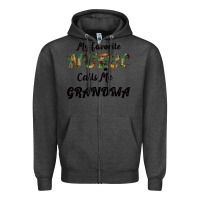 Charcoal Heather My Favorite Nurse Calls Me Grandma Zipper Hoodie - Bettercallsaul