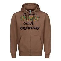Chestnut My Favorite Nurse Calls Me Grandma Zipper Hoodie - Bettercallsaul