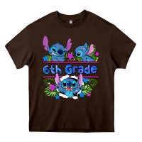 Preview Flower Stitch 6 Th Grade Heavy Core Tee | Teevron