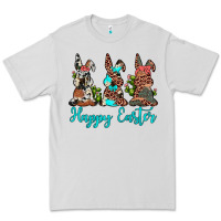 Dove Grey happy easter leopard cowhide turquoise cactus bunny's Premium Tee - JahusDesignShop