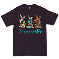 Plum happy easter leopard cowhide turquoise cactus bunny's Premium Tee - JahusDesignShop