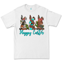 White happy easter leopard cowhide turquoise cactus bunny's Premium Tee - JahusDesignShop