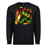 Black i am black history Premium Sweatshirt - CowGirlArtShop