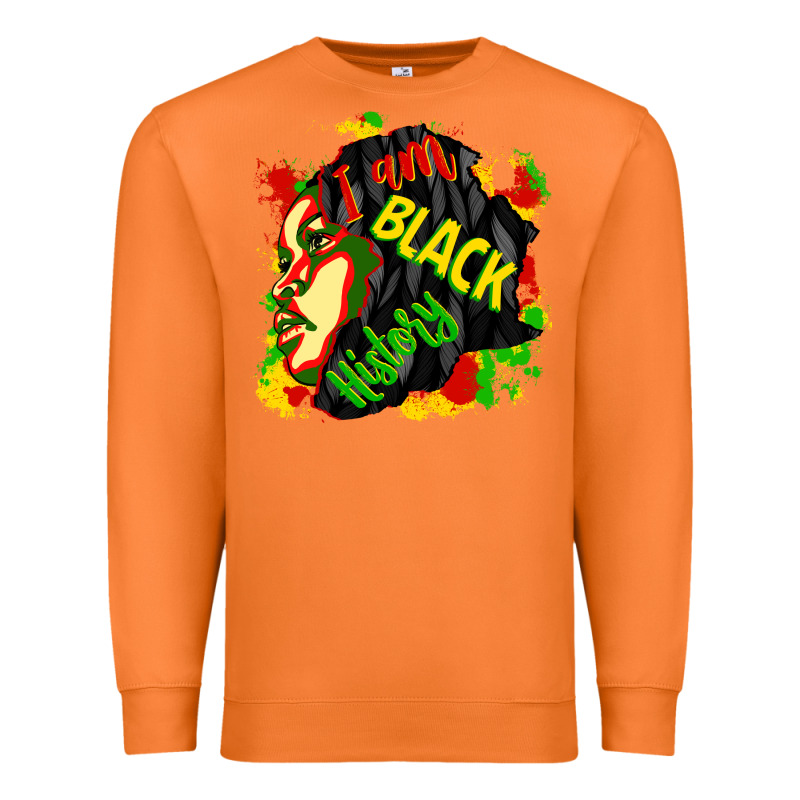 I Am Black History Premium Sweatshirt by CowGirlArtShop | Teevron
