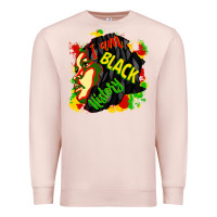 Pale Pink i am black history Premium Sweatshirt - CowGirlArtShop